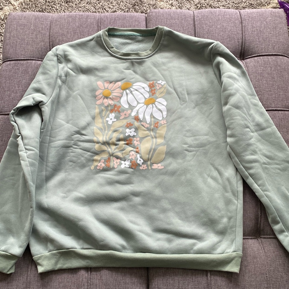 Teal sweater